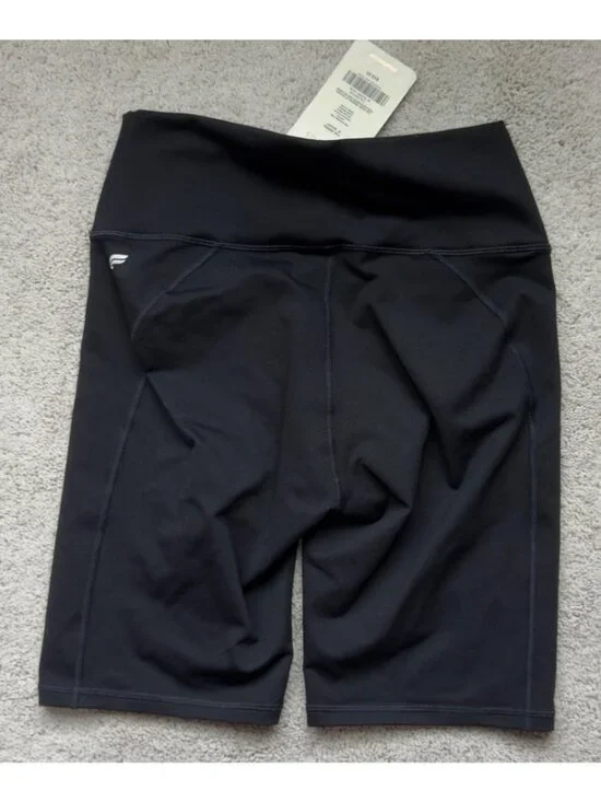 Fabletics New Define Powerhold Shorts Black 9" High Waisted Compression - Picture 3 of 10